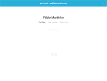 Tablet Screenshot of fabiomartinho.com